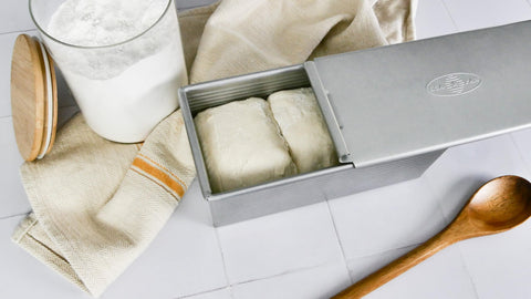 USA Pan Pullman loaf pan interior view shows nonstick surface