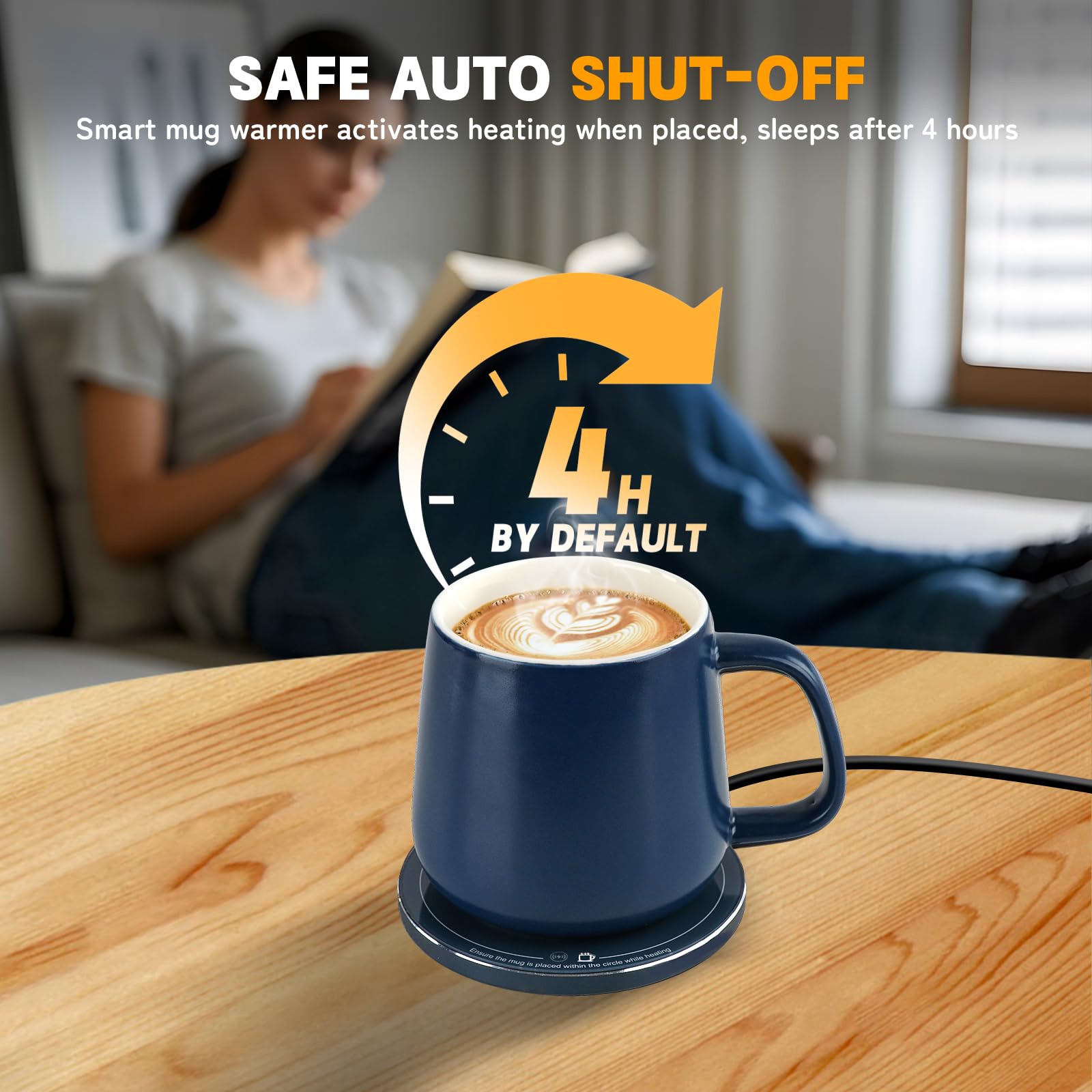 USBERG 12-8oz Ceramic Mug ready for your daily brew