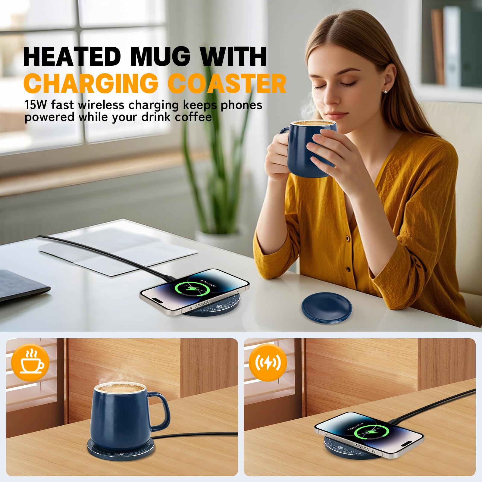 USBERG Splash-Proof Lid helps prevent spills during busy mornings