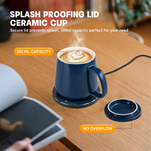 USBERG USB-C Cable connects the coaster to power for effortless setup