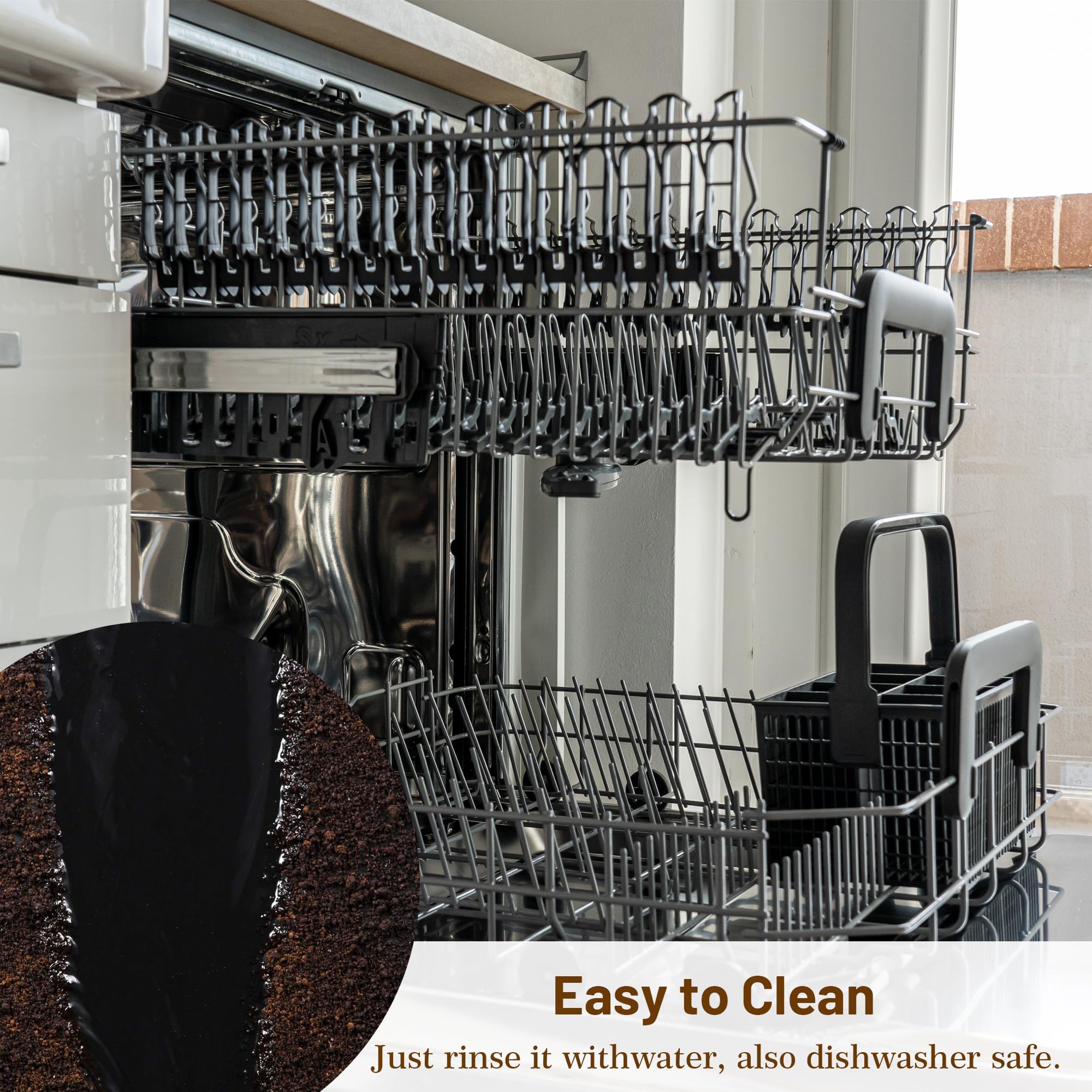 USEAMIE edge lip design prevents overflow and keeps counters clean