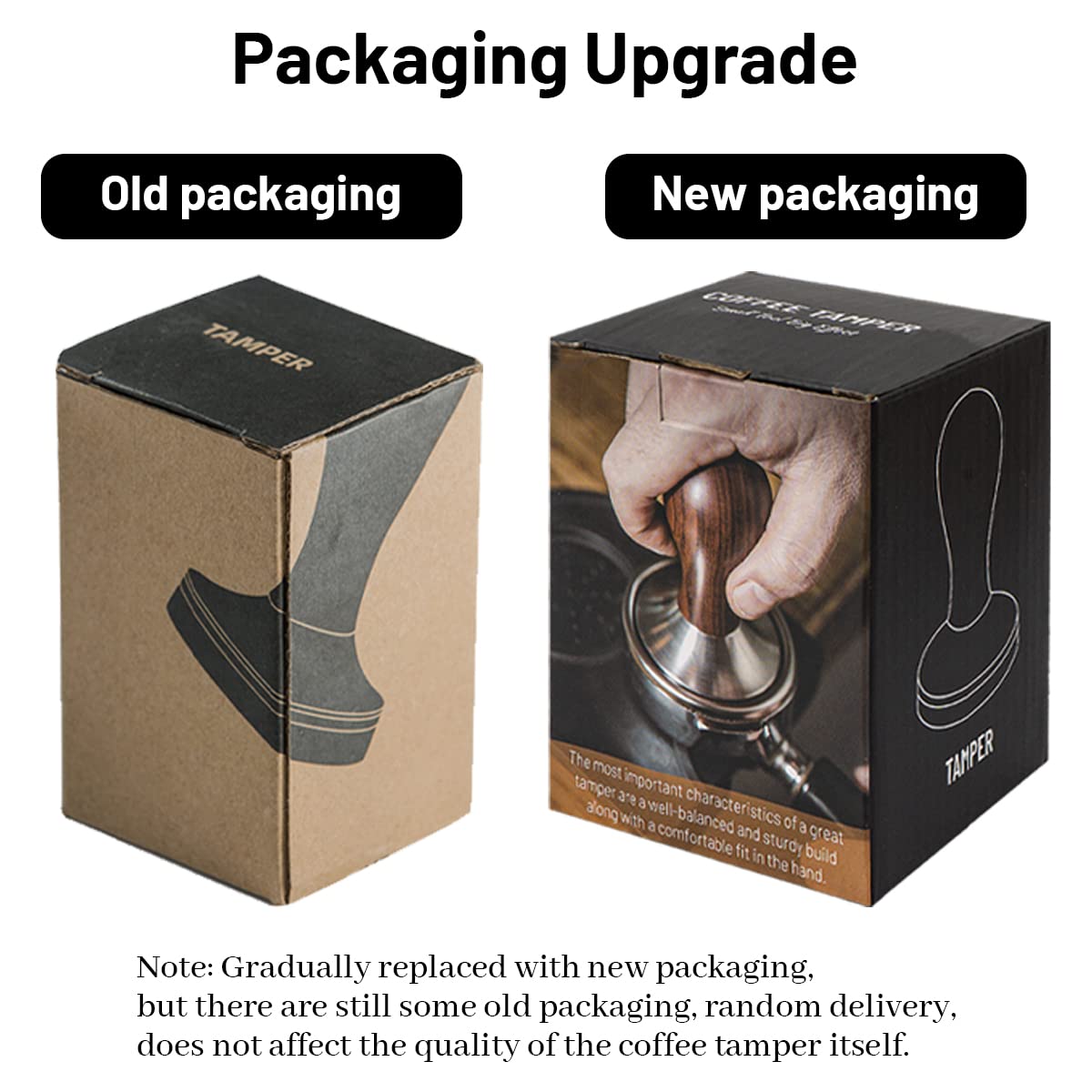 USEAMIE dishwasher-safe steel base for quick cleanup after espresso sessions.