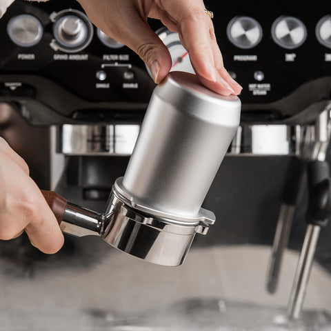 Useamie dosing cup dimensions guide helps ensure proper fit with Breville 54mm.