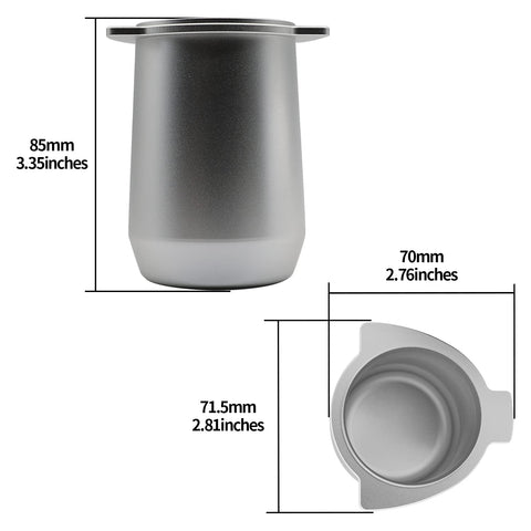 Useamie dosing cup large-capacity design supports single or double shots.