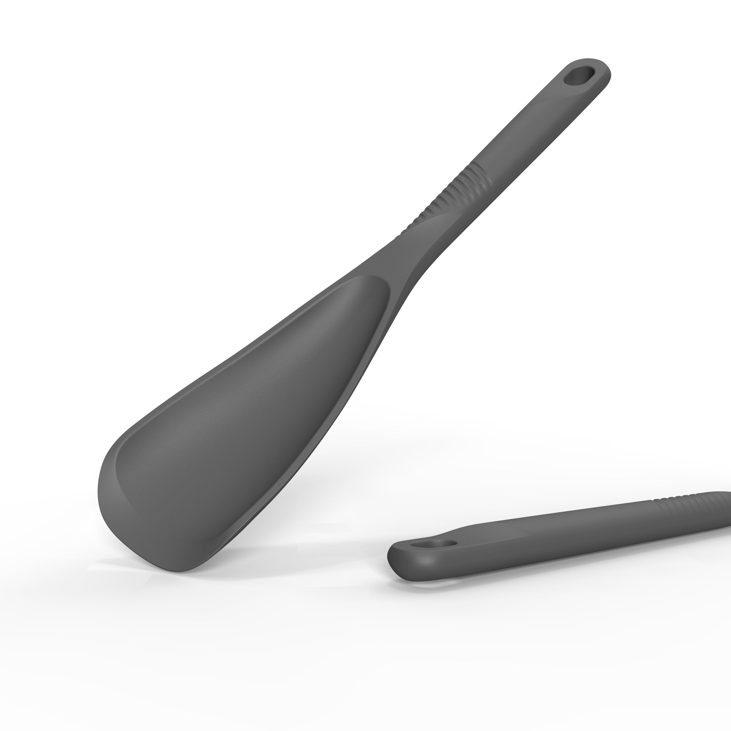 USECANO spoonula, flexible spatula for scraping bowls and sauté pans.