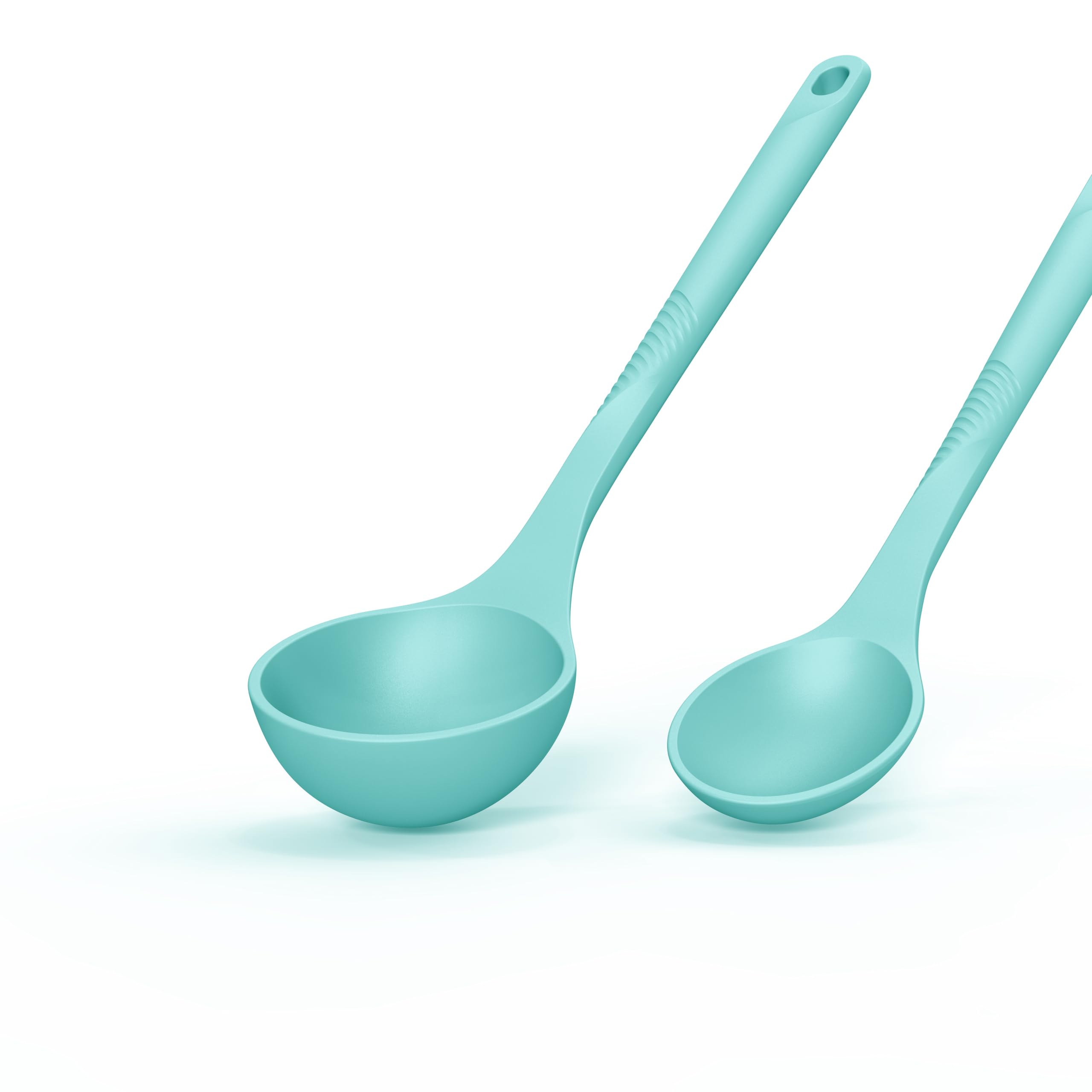 USECANO Spoonula in teal for scraping and mixing safely