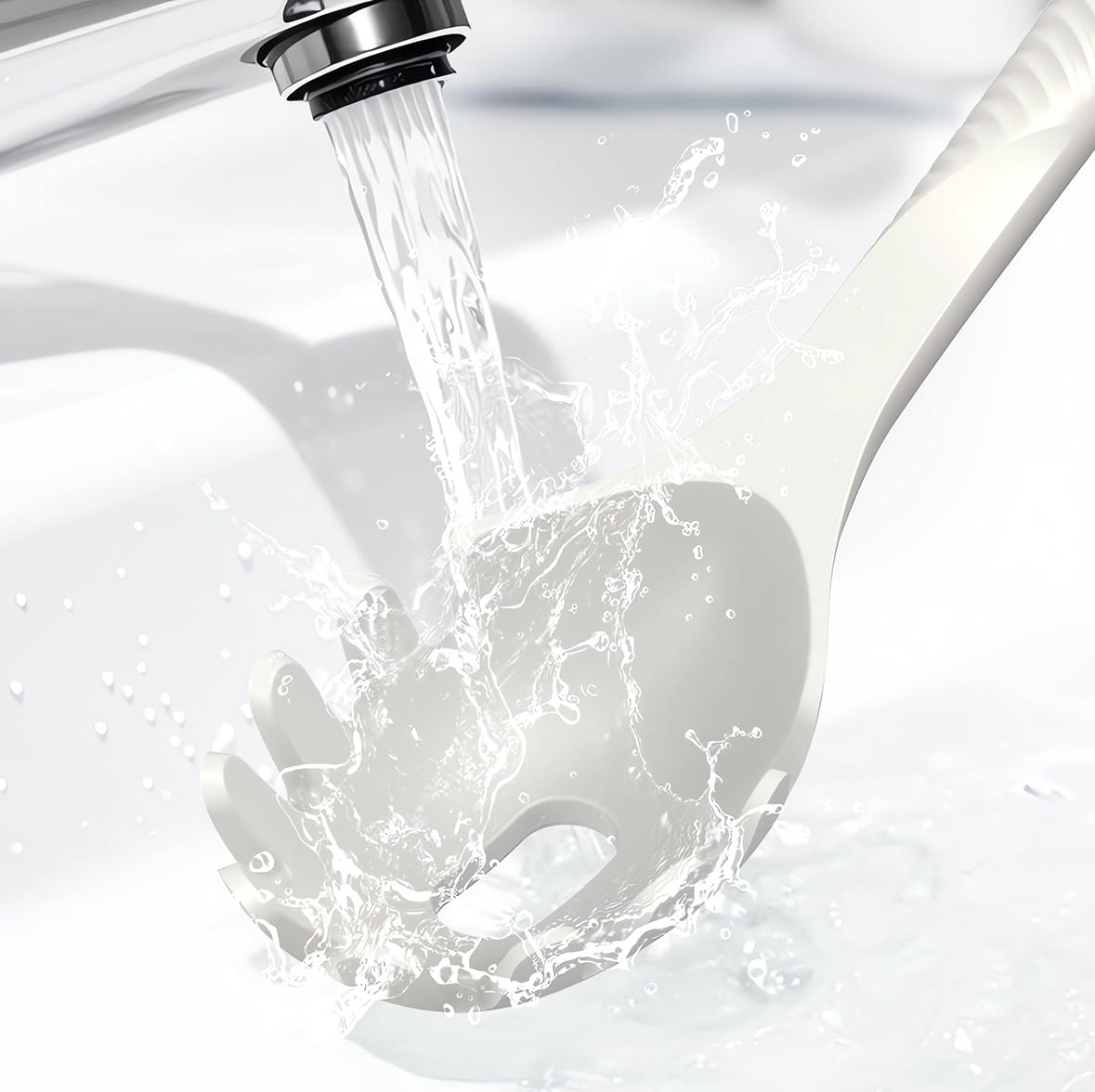 USECANO whisk aerates batters with durable silicone coating.