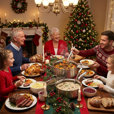 USELUCK induction-compatible cookware set for versatile heating.