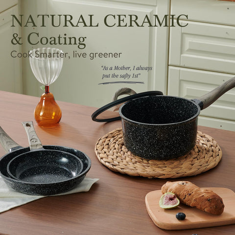 USELUCK ceramic casserole 6 qt for family-style one-pot dishes