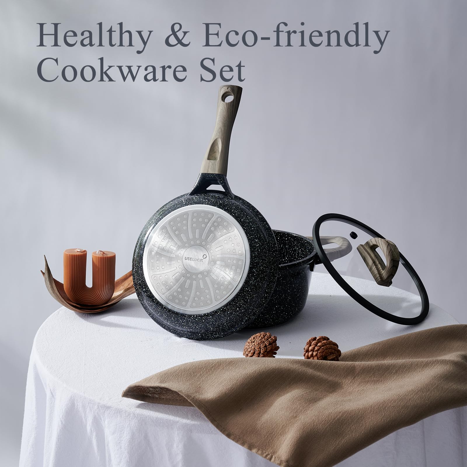 USELUCK crepe pan 10-inch for delicate, even crepe cooking