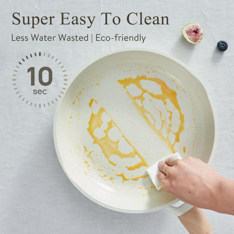 USELUCK crepe pan 10-inch for delicate crepes and even browning.