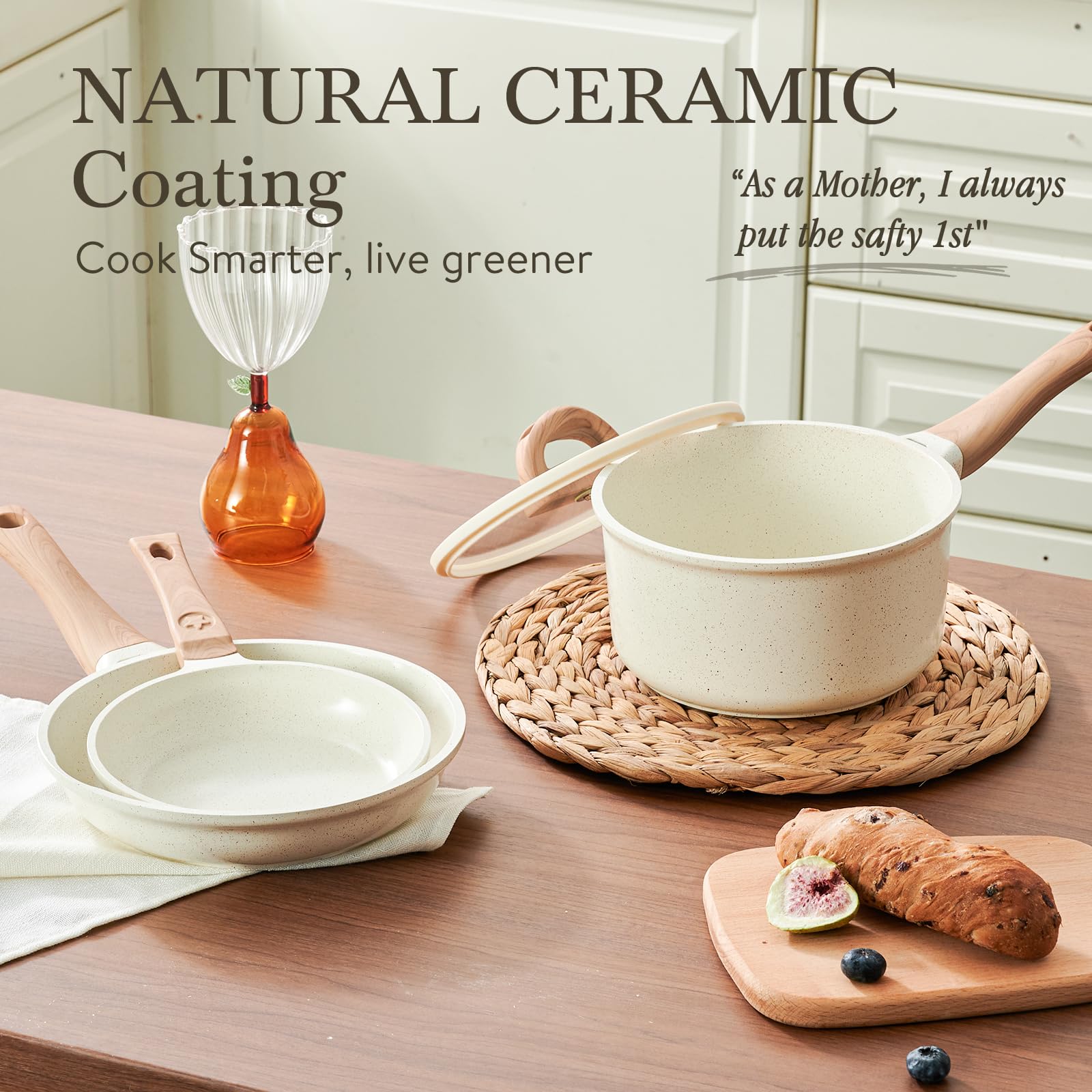 USELUCK spoon rest keeps counters clean during cooking.