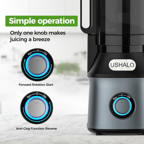USHALO BPA-free dishwasher-safe parts simplify maintenance after use.
