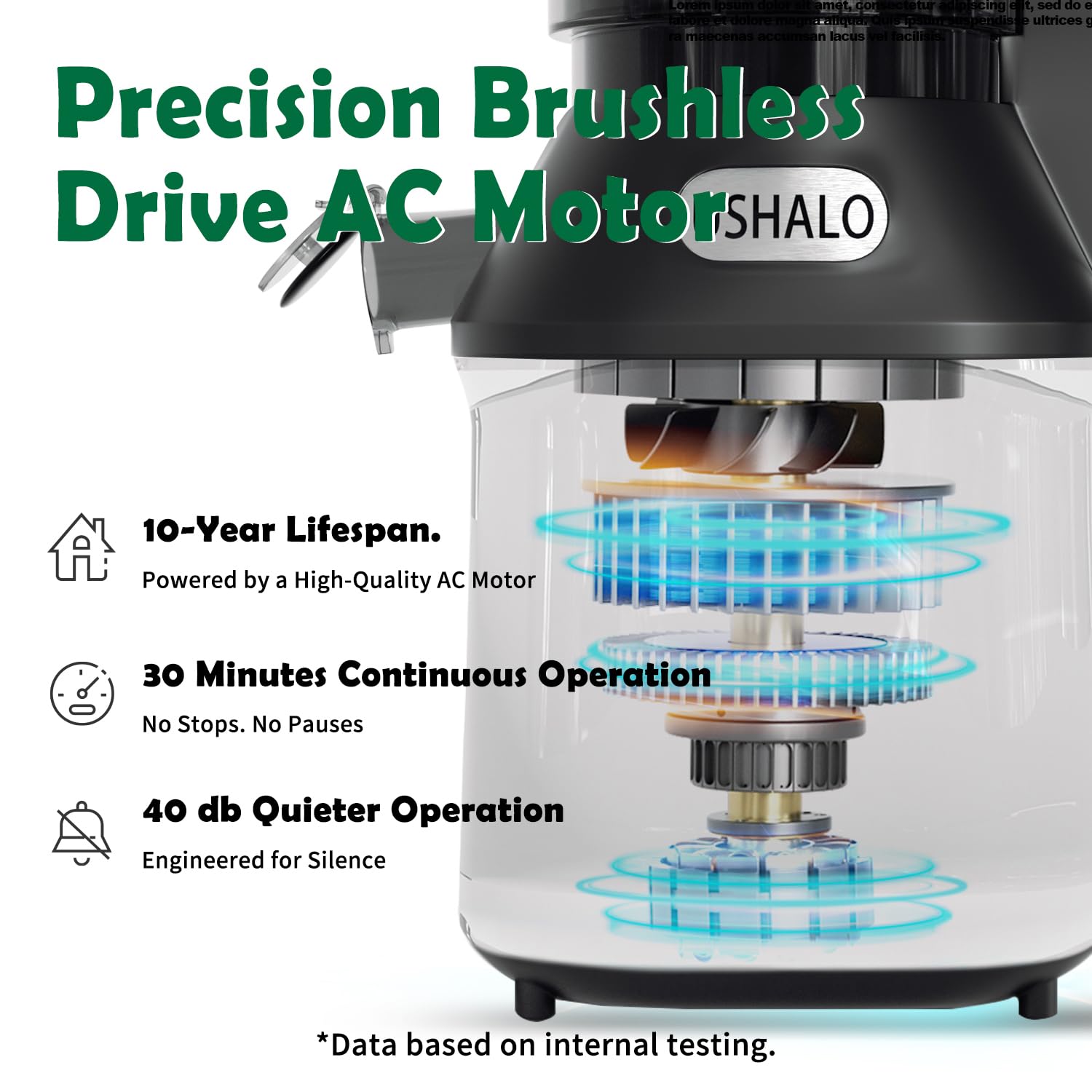 USHALO easy-clean anti-clog design reduces buildup and cleanup time.