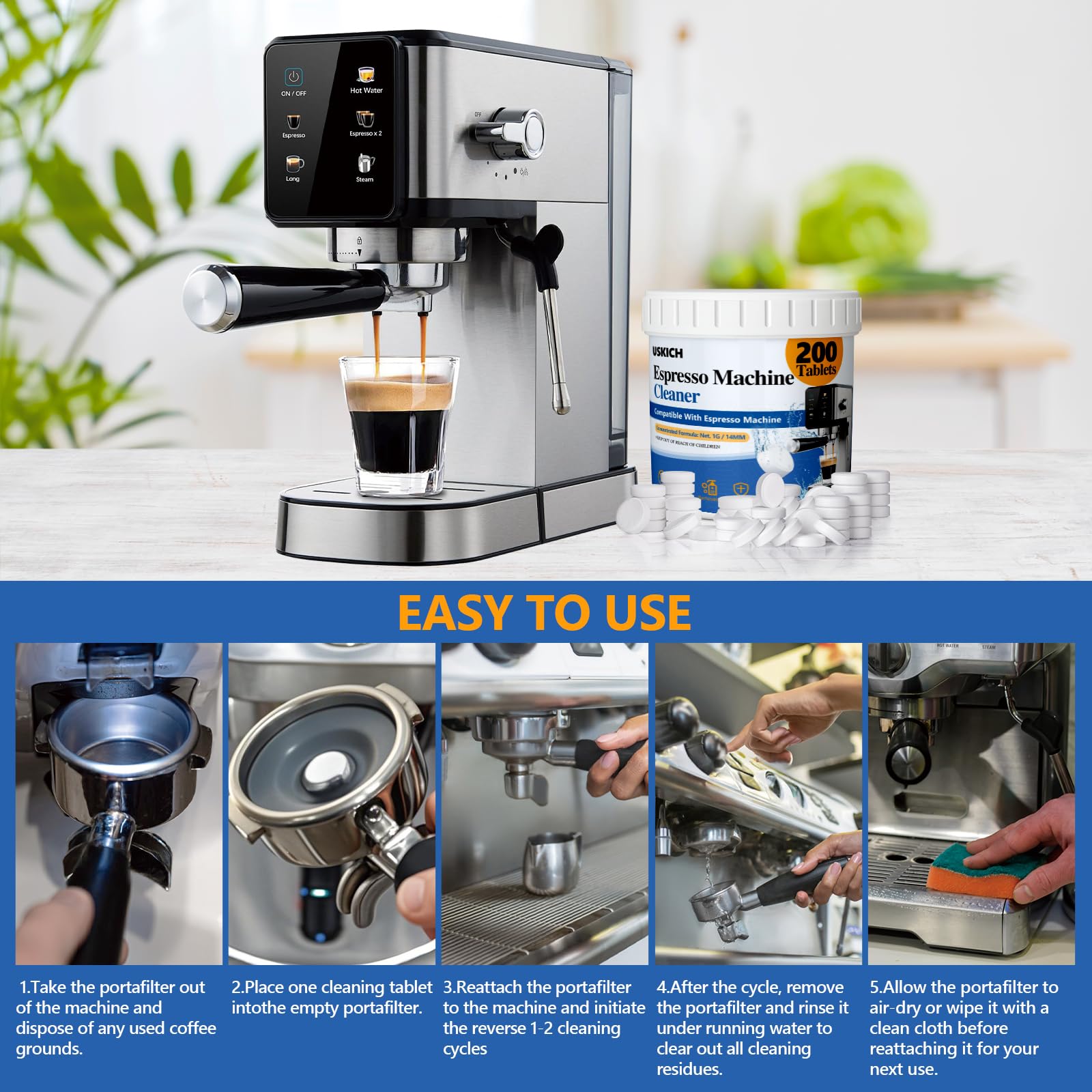 USKICH 200-count pack emphasizes value and convenience