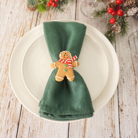 Utalek Christmas table decoration with napkin rings