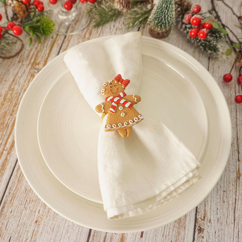 Utalek napkin rings with hanging hole for tree or décor