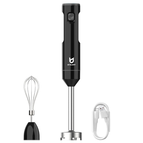 UTALENT cordless hand blender body for quick blending and effortless sauces.