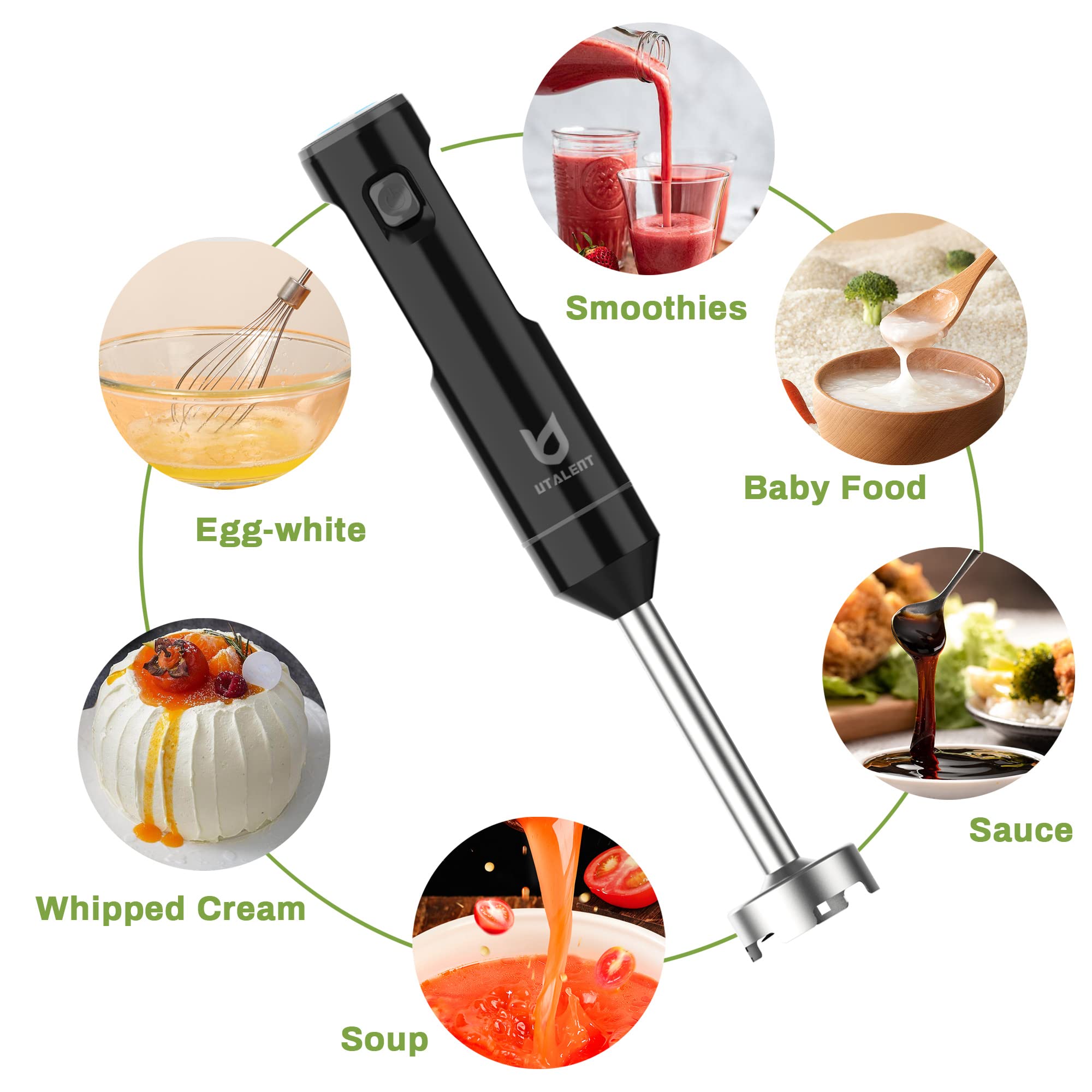 UTALENT egg whisk attachment perfect for light batters and emulsions