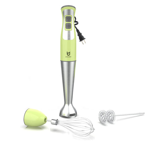UTALENT immersion hand blender full set with attachments for home blending.