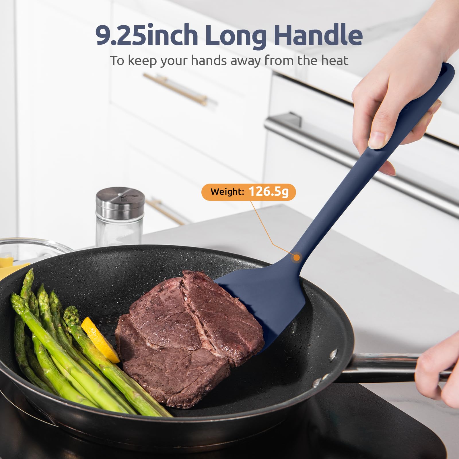 Dishwasher-safe U-Taste turner for easy cleanup after cooking