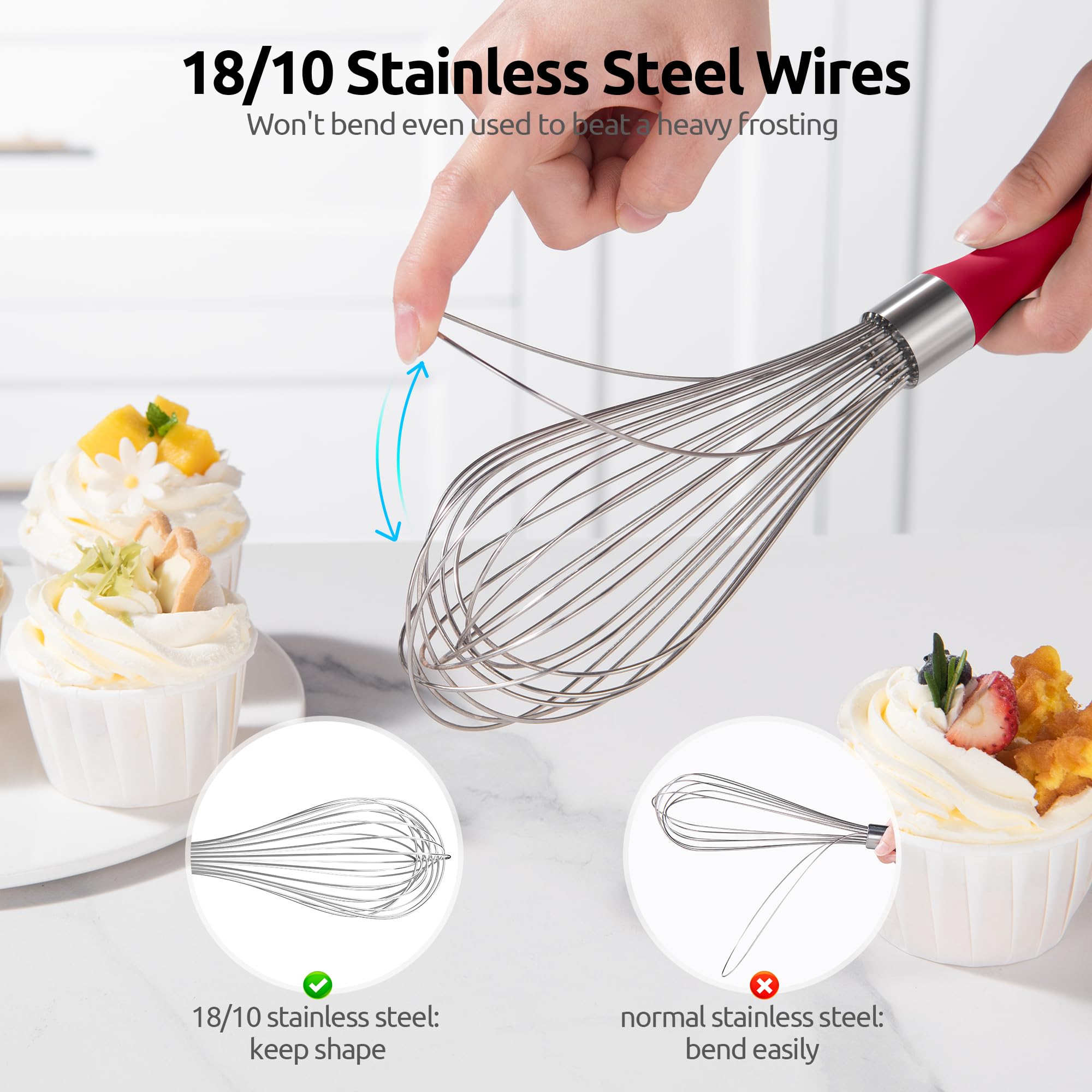 U-Taste sealed-base design prevents food ingress for easy cleaning