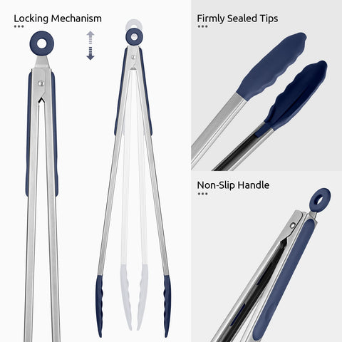 Dishwasher-safe icon indicating easy cleanup after cooking with U-Taste tongs.
