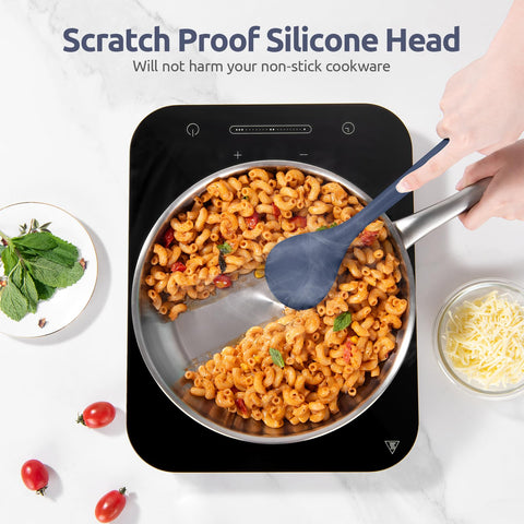 U-Taste dishwasher-safe silicone spoon stays clean after tasks with easy care.