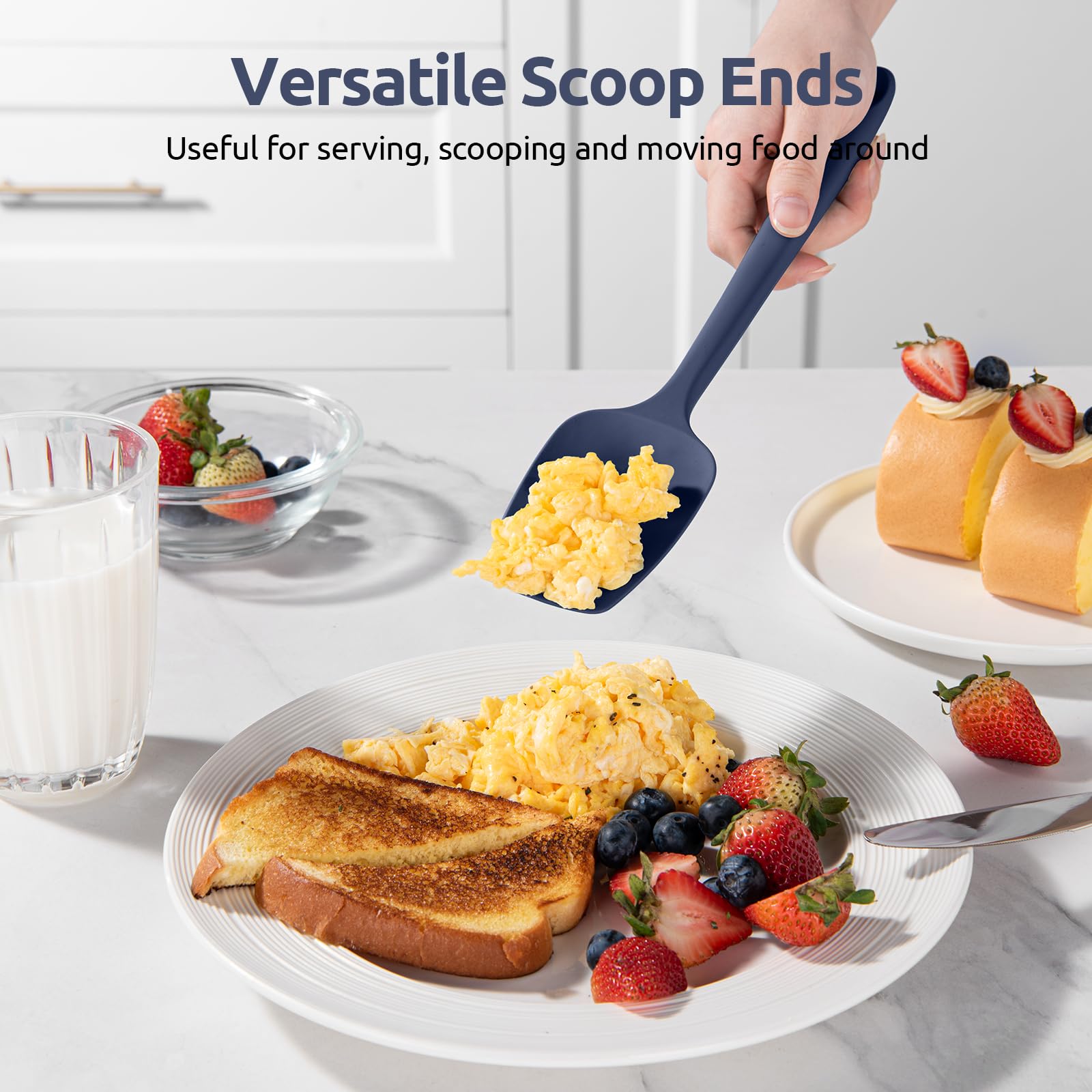 U-Taste ergonomic rubberized-handle provides secure grip