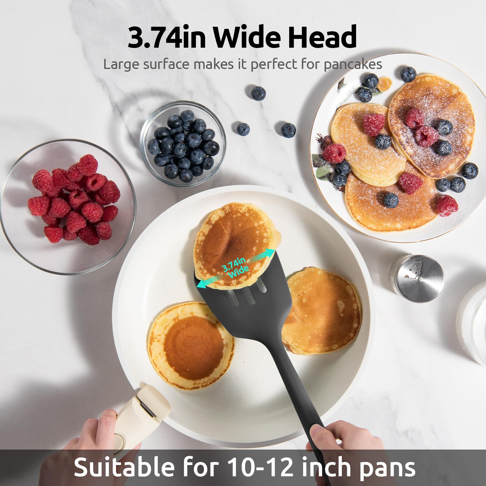 U-Taste flexible yet sturdy core allows precise lifting.