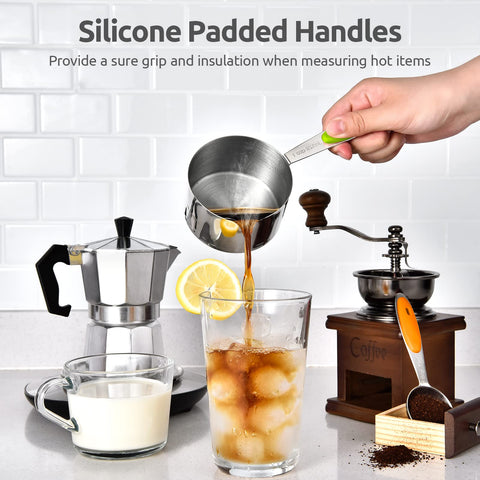 Complete U-Taste set covers measurements from 1/8 cup to 1 cup.