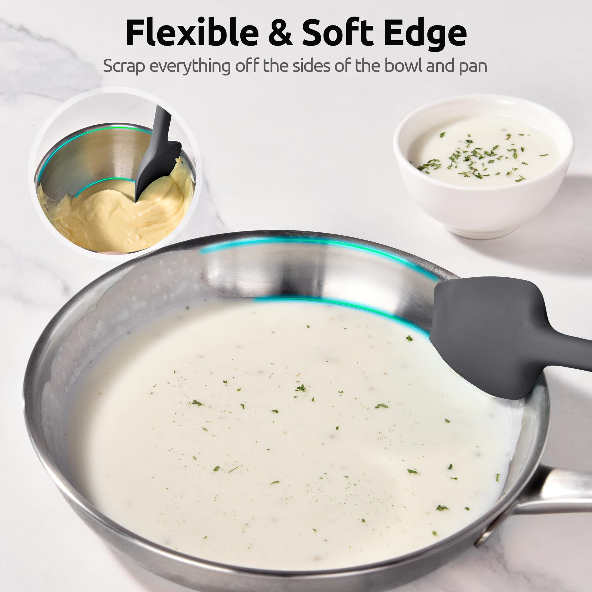 U-Taste robust spoonula withstands heavy batters and scrambling.