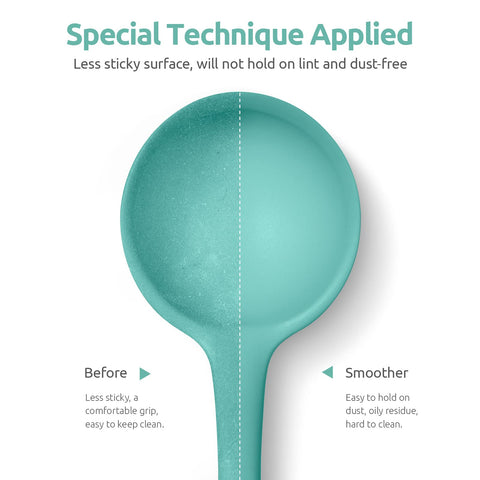 U-Taste nonstick-friendly ladle keeps pots scratch-free during cooking.
