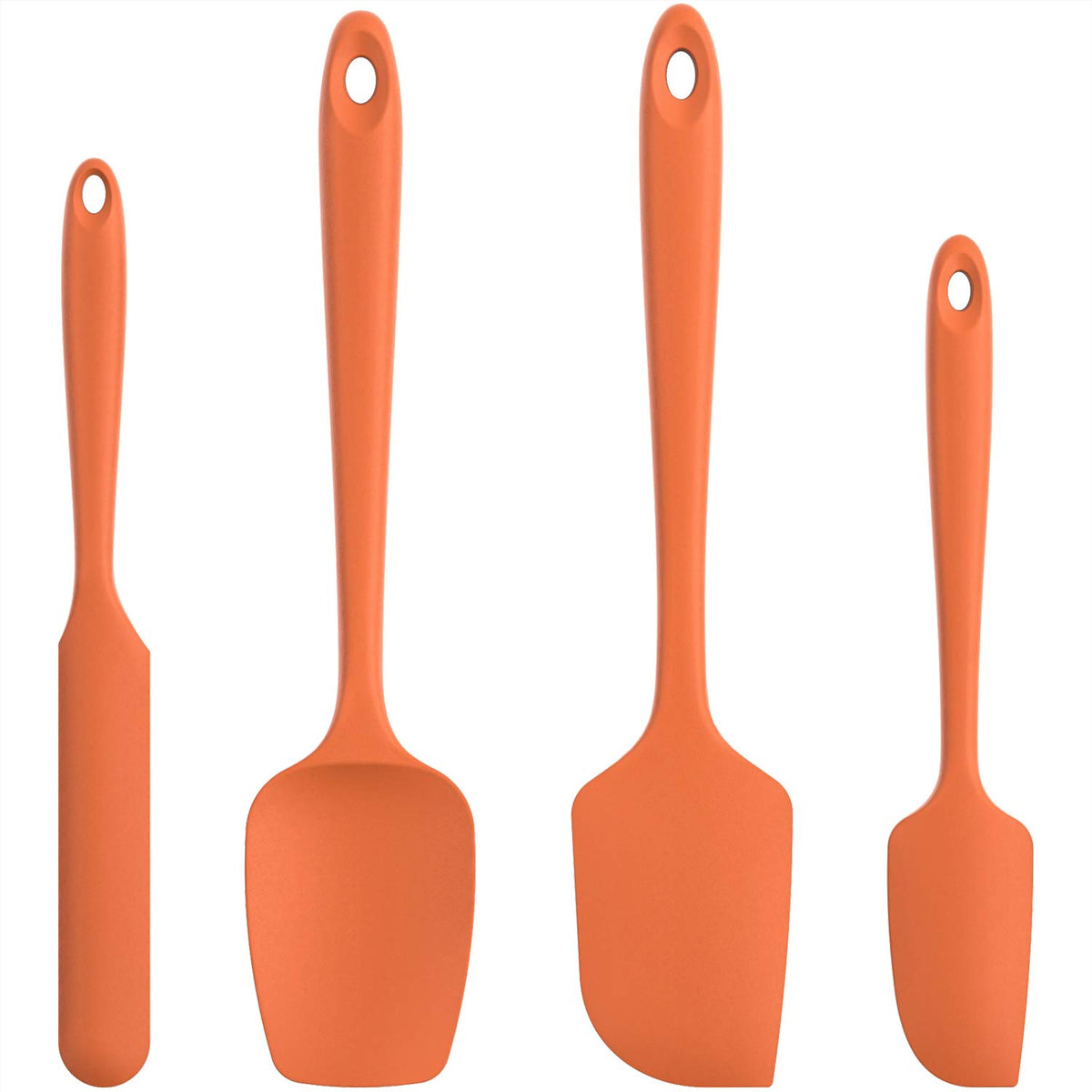 U-Taste silicone jar spatula for precise scraping and mixing.