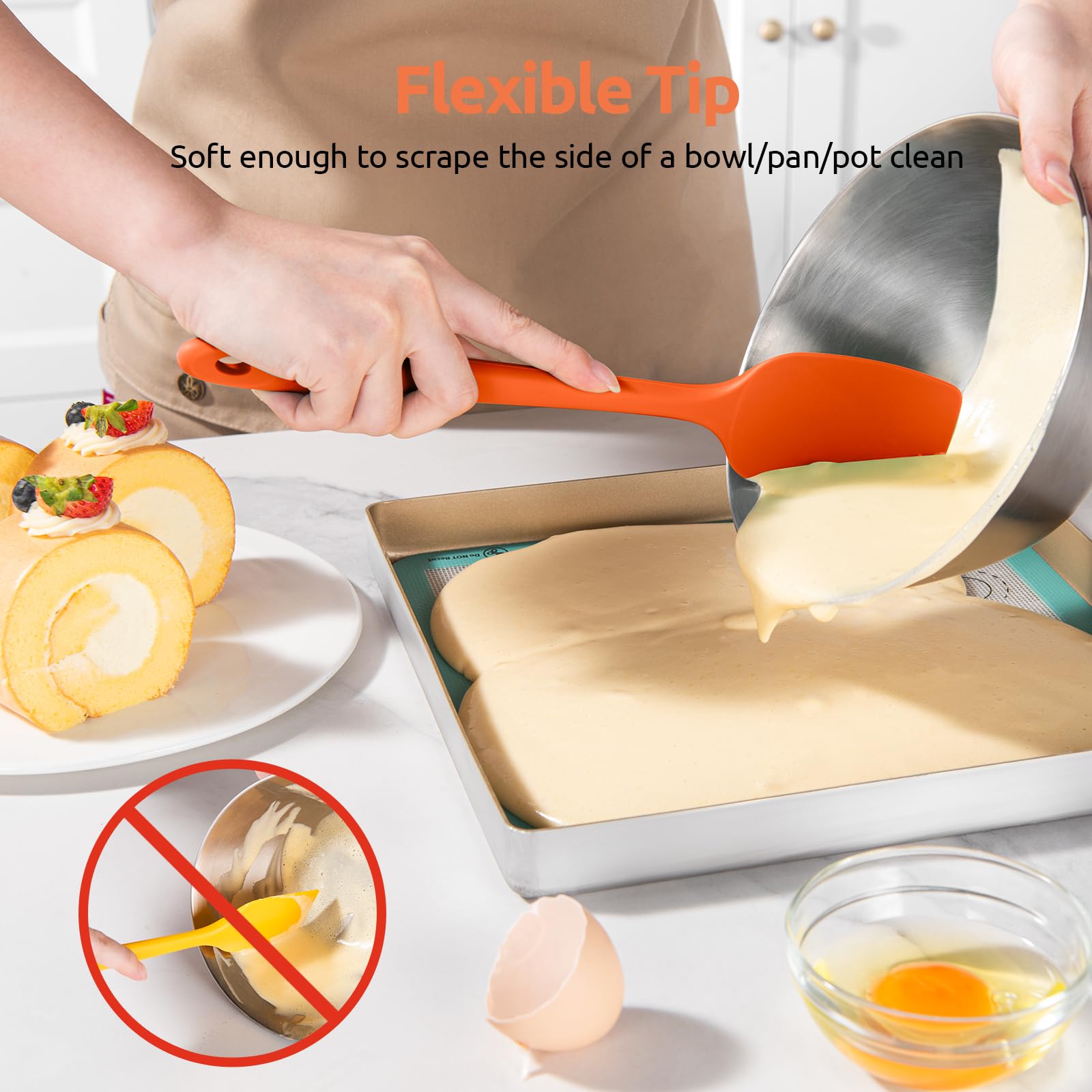U-Taste mini spatula ideal for small bowls and jars.