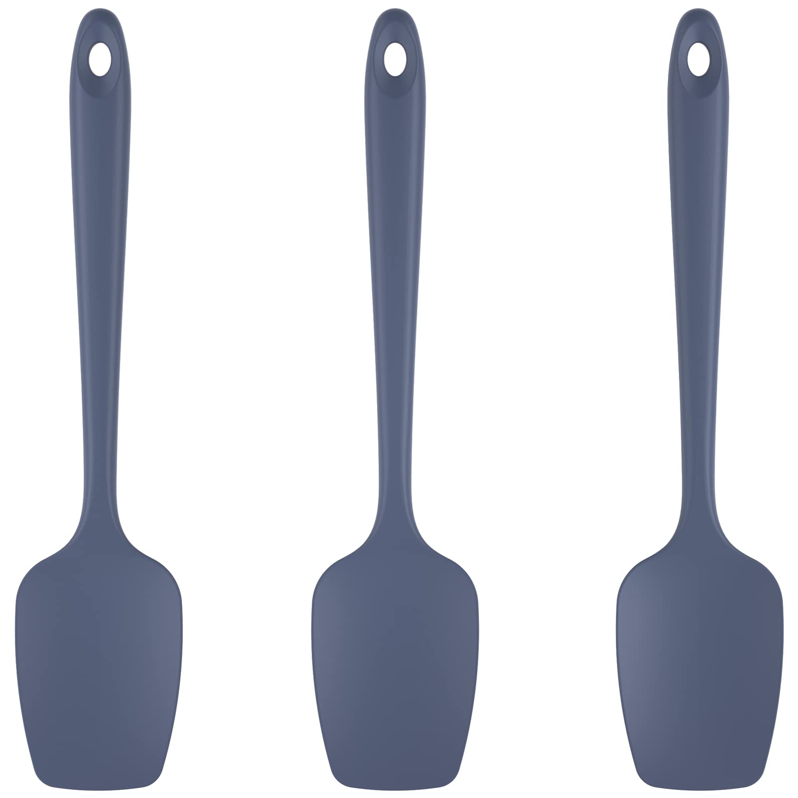 U-Taste silicone spoon spatula set closeup blade for smooth mixing and flexible scraping.