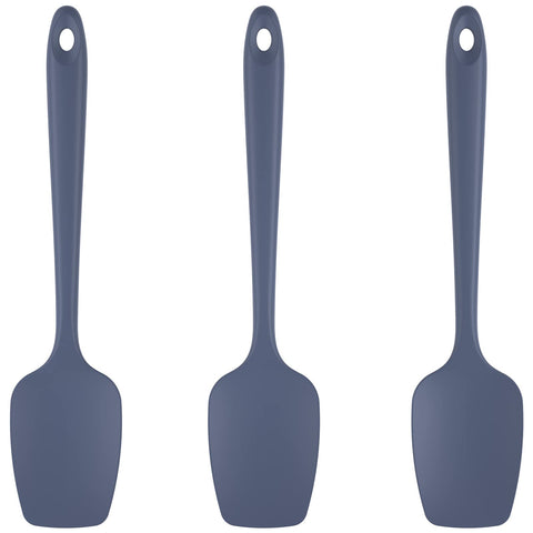 U-Taste silicone spoon spatula set closeup blade for smooth mixing and flexible scraping.