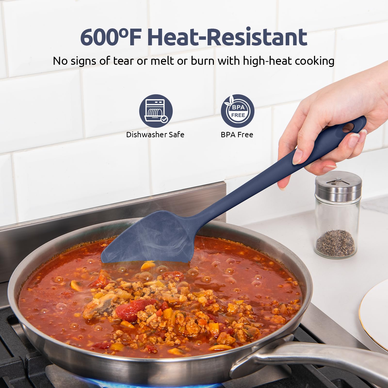 U-Taste seamless design reduces mess and simplifies cleaning after cooking.