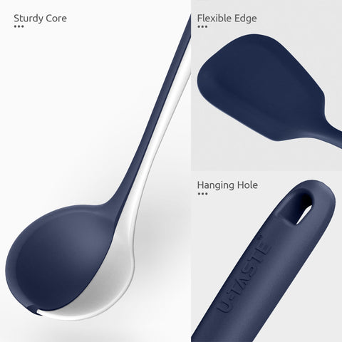 U-Taste silicone utensil set basting brush helps glaze without clumping.