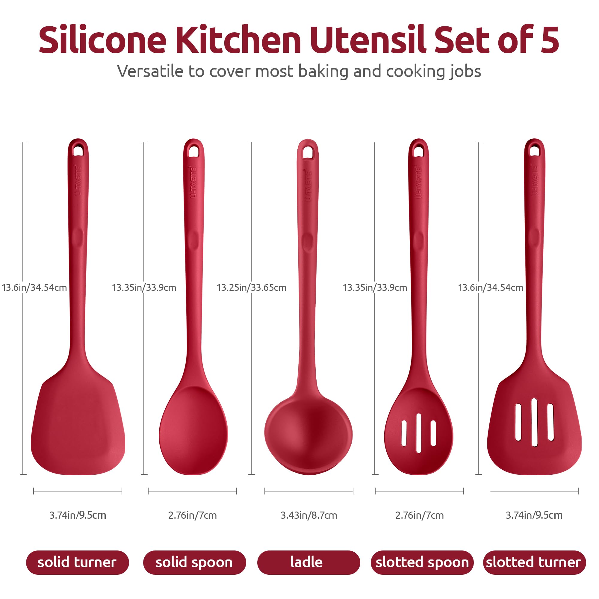 U-Taste spatula with soft tip protects non-stick cookware