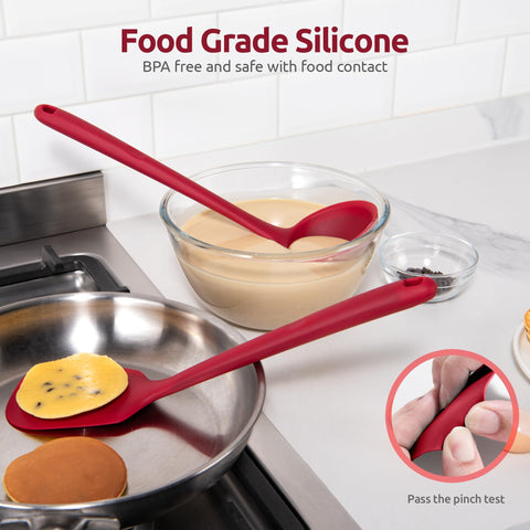 U-Taste turner with silicone edge prevents scratching pans