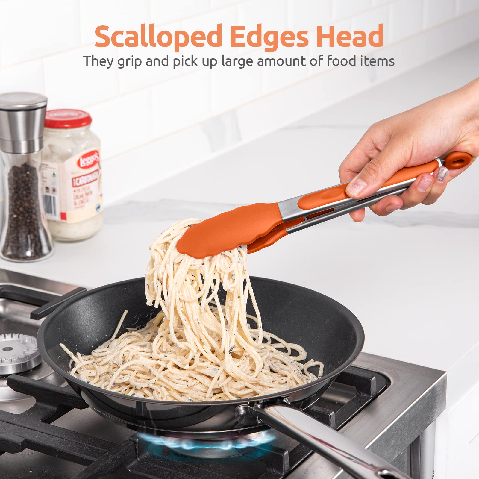 U-Taste smooth locking mechanism enables easy one-handed use.