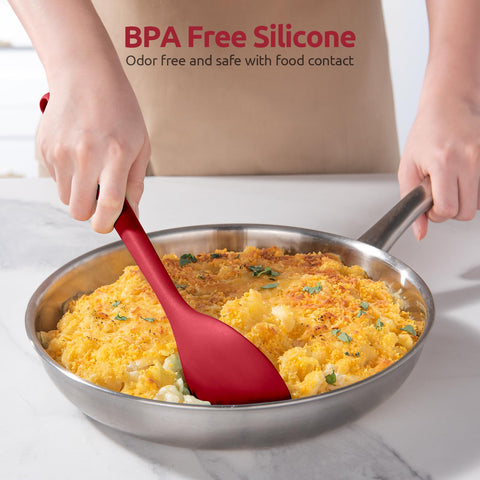 U-Taste hanging-ready silicone spoon for convenient storage