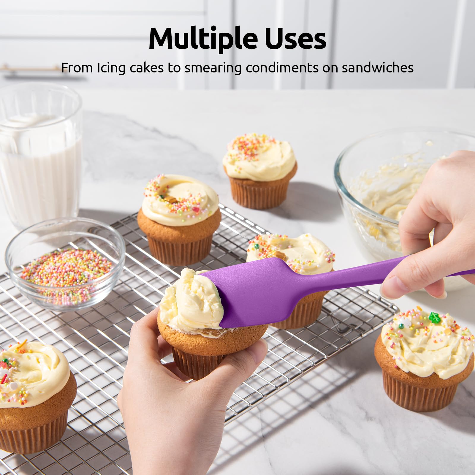 U-Taste versatile stir-spatula set for a variety of kitchen tasks.