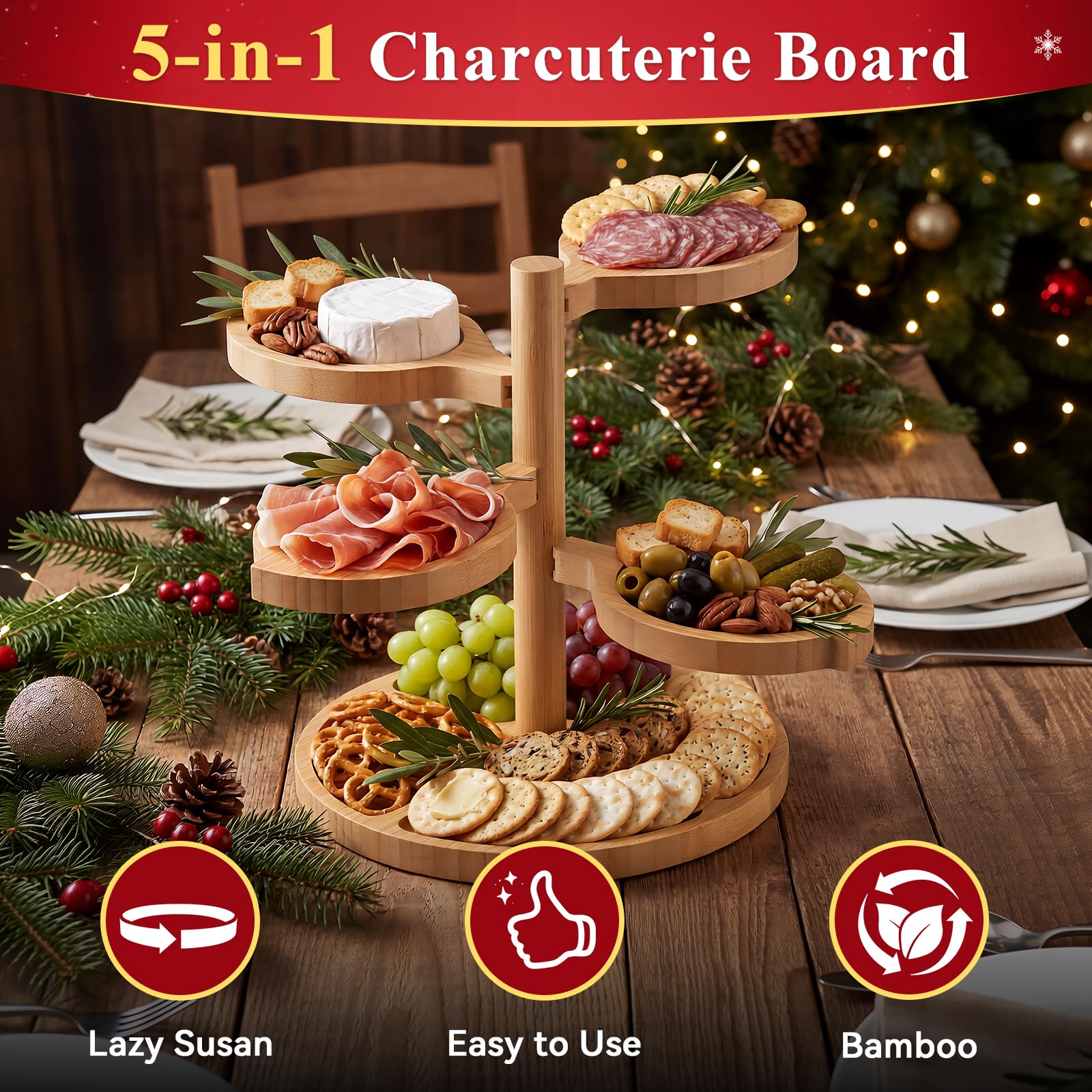 UTCG bamboo surface clean-up is quick and easy after events.