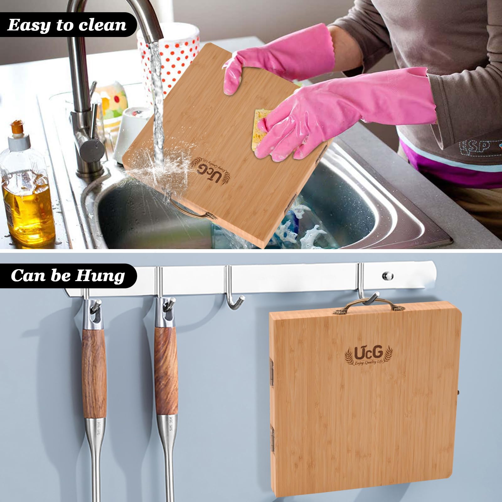 UTCG compact-folding design saves storage space during gatherings.