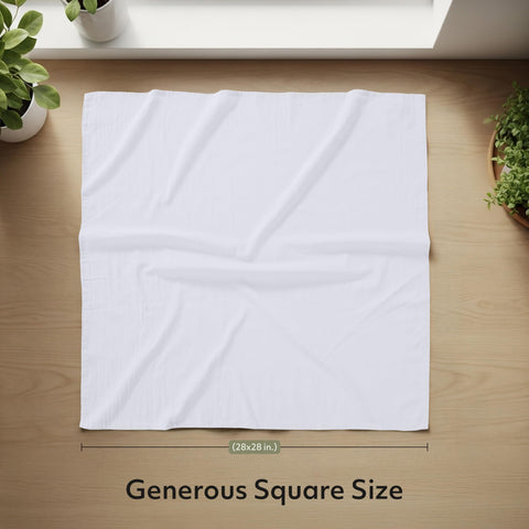 Utopia Kitchen 100 percent cotton close-up shows soft, absorbent fabric