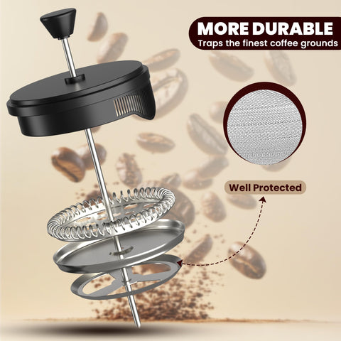 Utopia Kitchen 80-mesh filter system promises smoother, sediment-free coffee