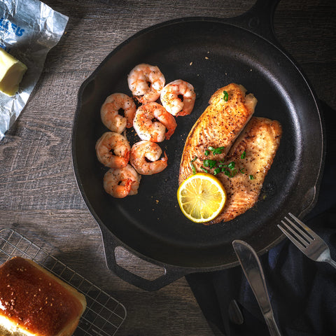 Utopia Kitchen Pre-seasoned Skillet Out of the Box ready to cook with natural seasoning