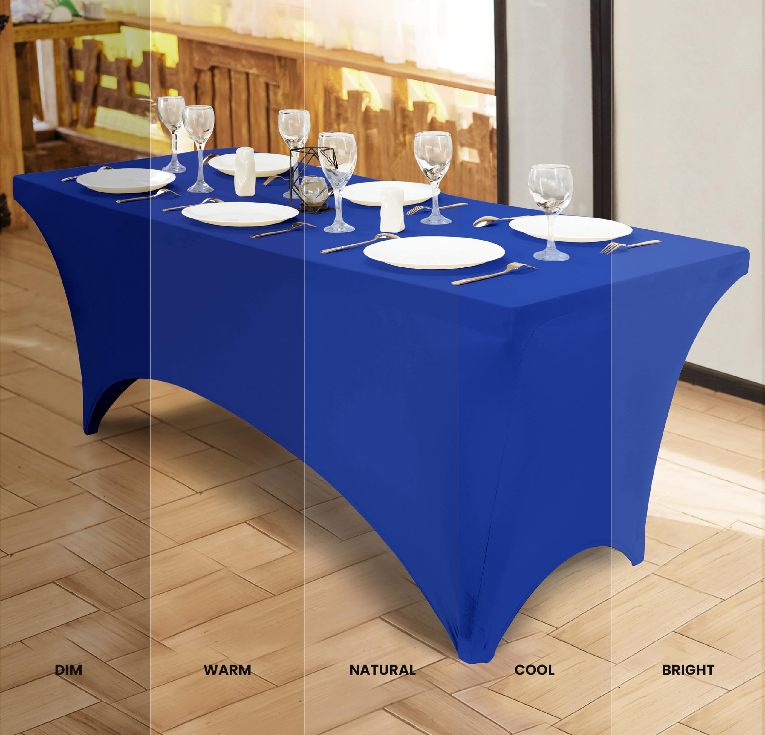 Utopia Kitchen reinforced leg pockets ensure the cloth stays in place.